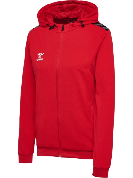 Hummel Authentic Zip Hoodie - True red